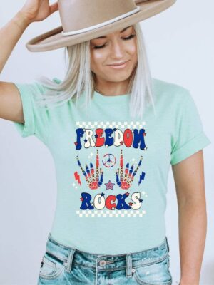 Freedom Rocks T-shirt | Graphic Top
