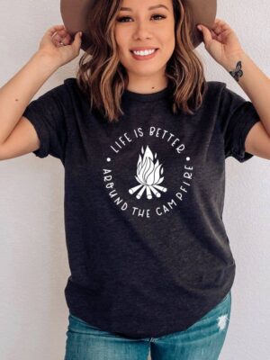 Life Is Better By The Campfire T-shirt | Graphic Gift