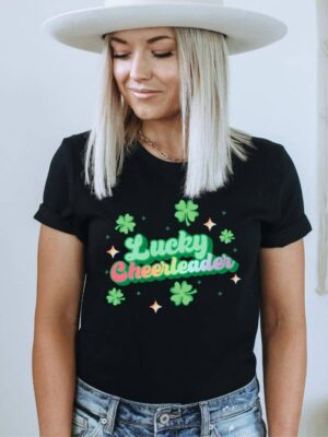 Lucky Cheerleader T-shirt | Graphic Tee