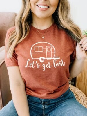 Let's Get Lost Adventure T-shirt | Women's Shirt