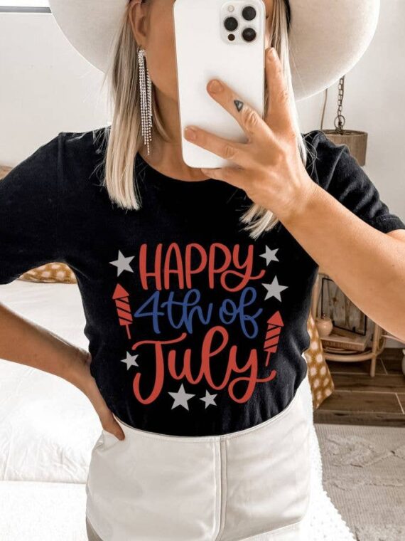 Happy 4th Of July T-shirt | Graphic T-shirts