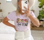 Faith Over Fear T-shirt | Graphic Tee | Good Vibes Tee