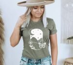 Mystical Moon Mountains T-shirt | Women's T-shirts