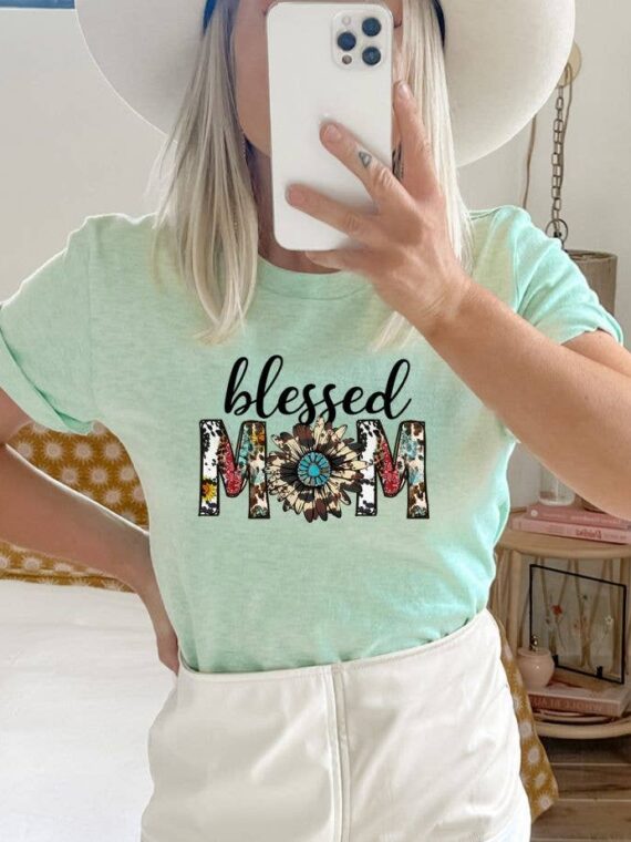 Blessed Mom T-shirt | Graphic Gift