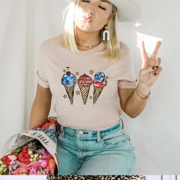 4th Of July Ice Cream T-shirt | Graphic Tee