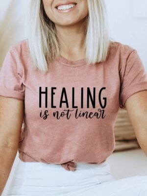 Healing Is Not Linear T-shirt | Graphic Tee
