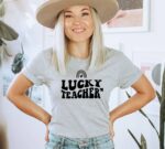 Lucky Teacher T-shirt | Graphic Shirt