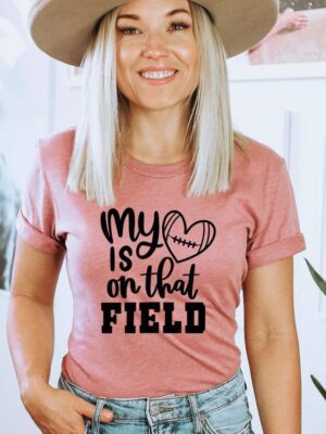 My heart Is On That Field T-shirt  | Graphic Shirt