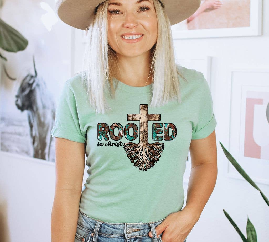Rooted In Christ T-shirt | Graphic Tee