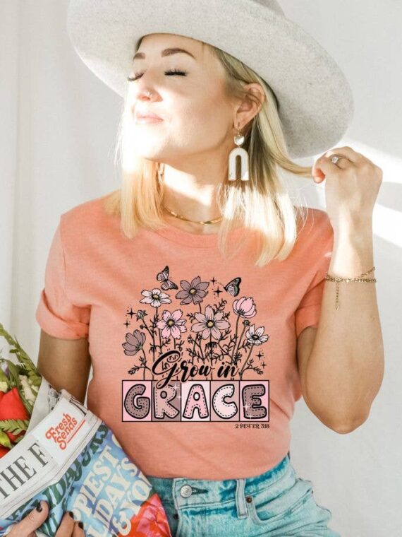 Grow In Grace T-shirt | Graphic Shirt