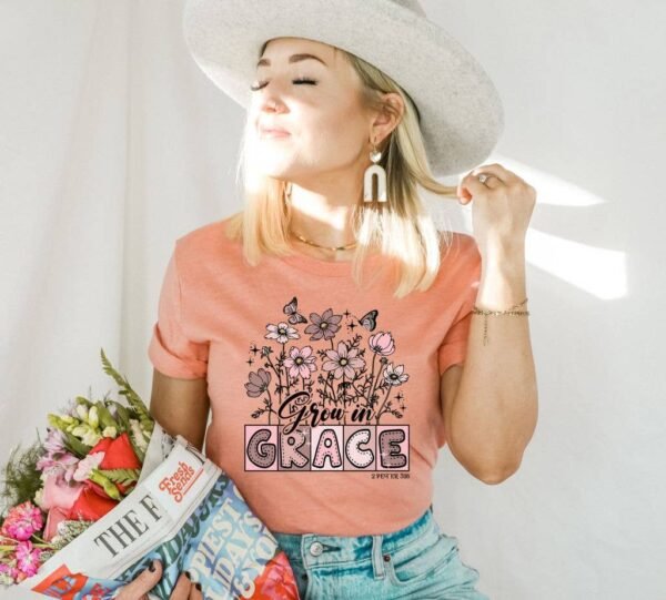 Grow In Grace T-shirt | Graphic Shirt