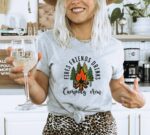 Fires Friends Drinks Camping Crew T-shirt | Graphic Tee