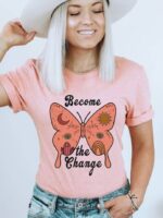 Become The Change Butterfly T-shirt
