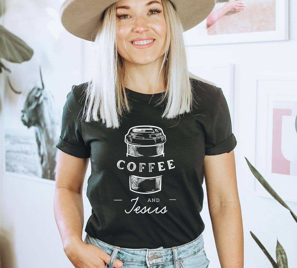 Coffee And Jesus T-shirt | Graphic T-shirt