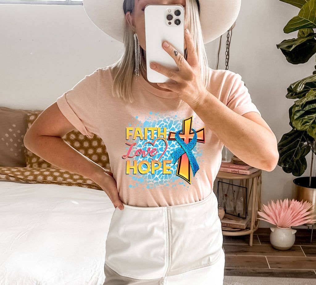 Faith Love Hope T-shirt | Graphic Tee