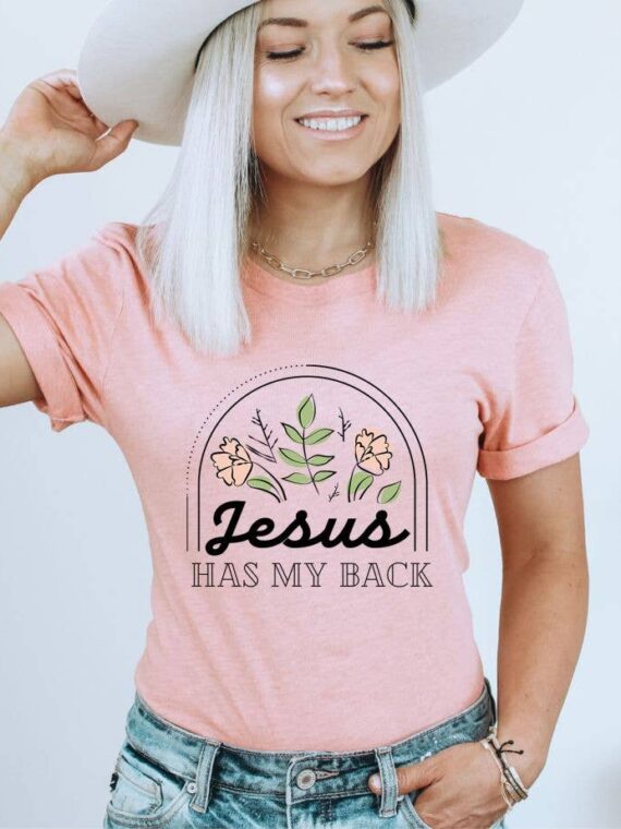 Jesus Has My Back T-shirt | Graphic Tee