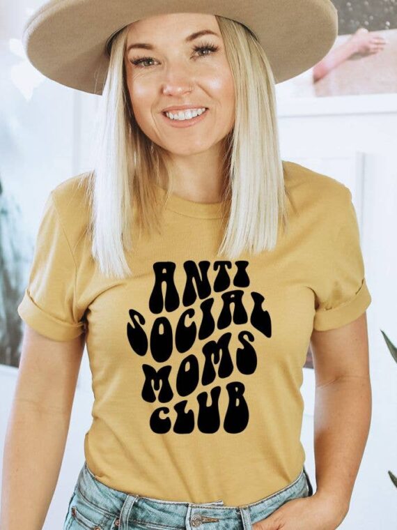 Antisocial Moms Club T-shirt | Graphic Top