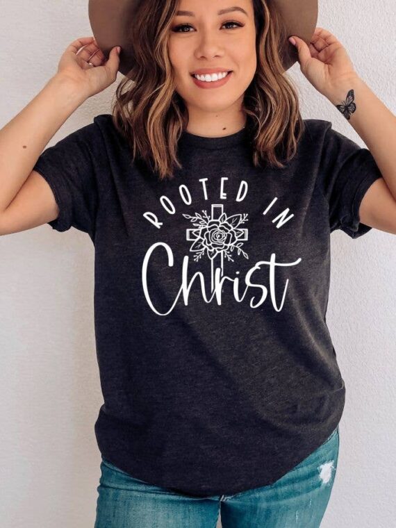 Rooted In Christ T-shirt | Women's Tee