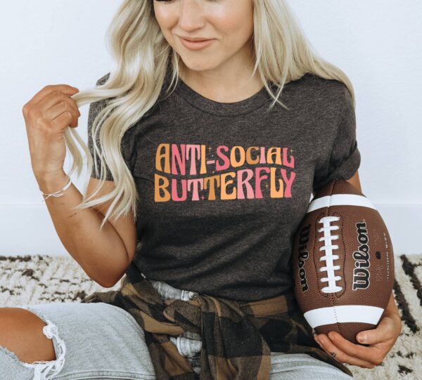 Anti Social Butterfly T-shirt | Graphic Tee