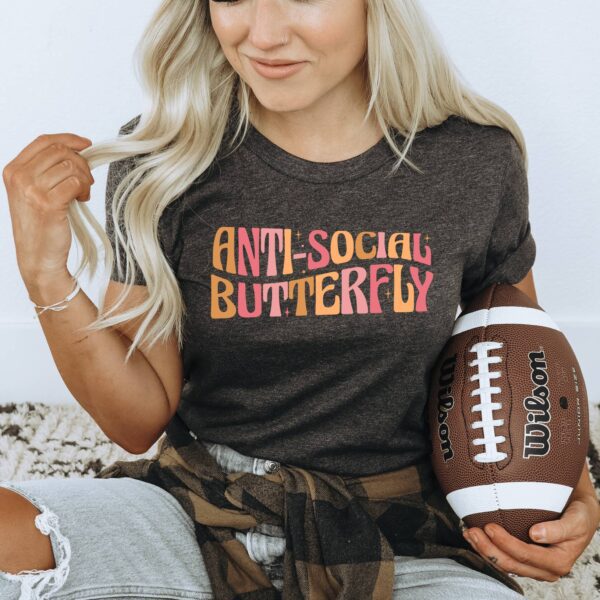 Anti Social Butterfly T-shirt | Graphic Tee