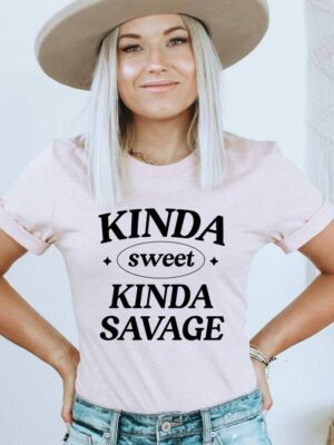 Kinda Sweet Kinda Savage T-shirt | Graphic Tee