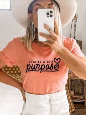 Created With A Purpose T-shirt | Women's T-shirts
