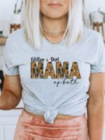 Glitter And Dirt Mama Of Both T-shirt | Graphic Tee