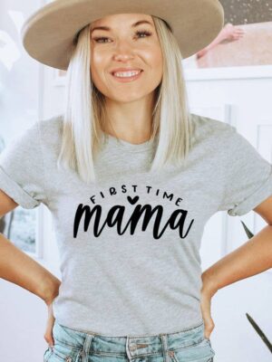 First Time Mama T-shirt | Graphic Tee