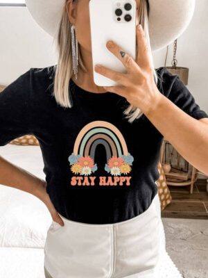 Stay Happy T-shirt | Women's Tee