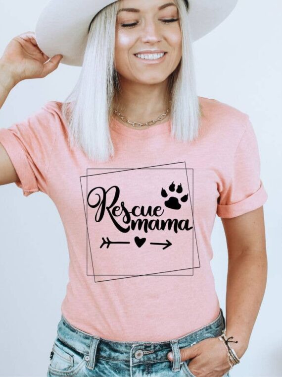 Rescue Mama T-shirt | Graphic Top