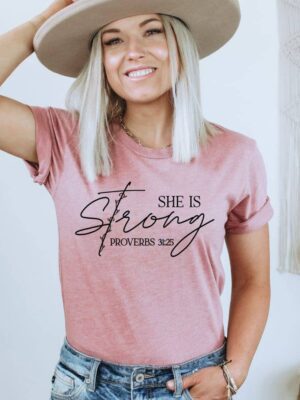 She Is Strong T-shirt | Graphic Tee