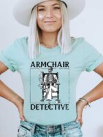 Armchair Detective T-shirt | Graphic Tee