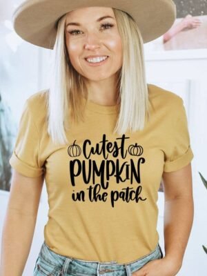 Cutest Pumpkin In The Patch T-shirt | Women's Shirt