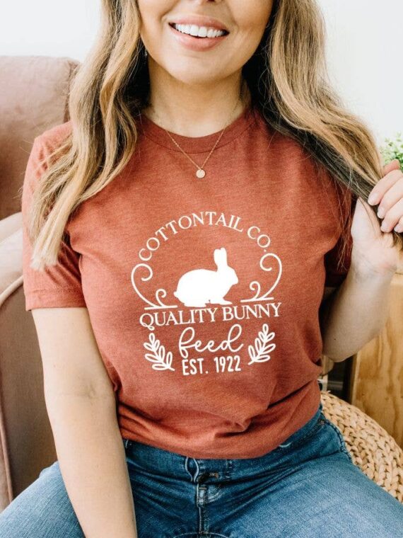 Cottontail Quality Bunny Feed T-shirt | Graphic Tee