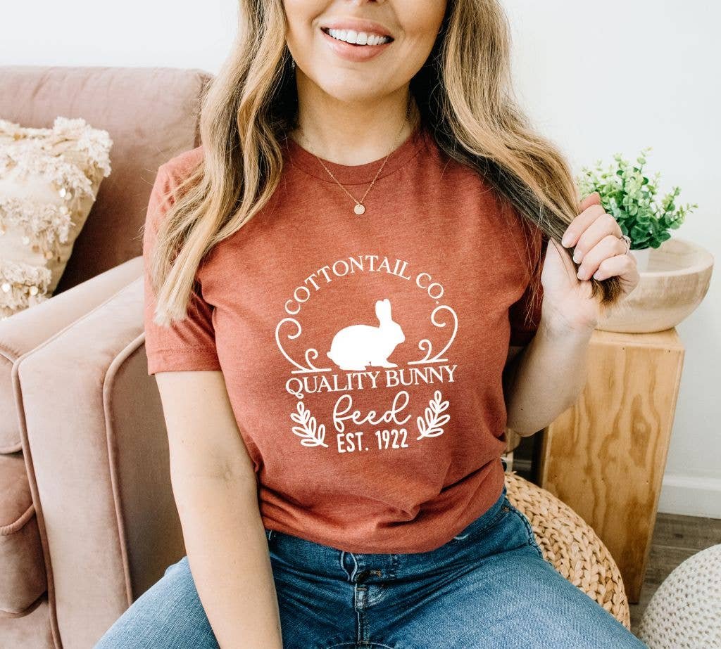 Cottontail Quality Bunny Feed T-shirt | Graphic Tee