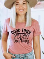 Good Times And Tan Lines T-shirt | Graphic Shirt