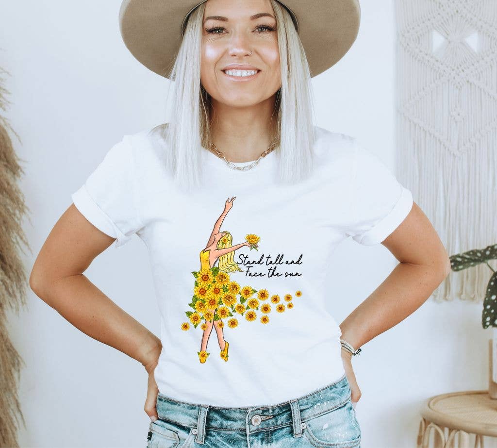 Stand Tall And Face The Sun T-shirt | Graphic Tee