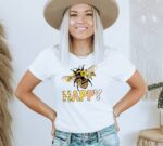 Bee Happy T-shirt | Graphic Tee