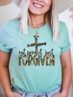 Not Perfect Just Forgiven T-shirt | Graphic Tee