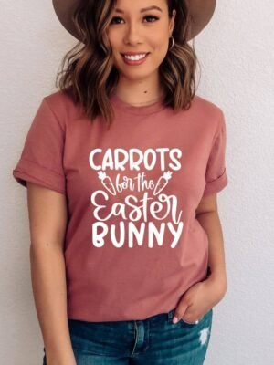 Carrots For The Easter Bunny T-shirt | Graphic Tee