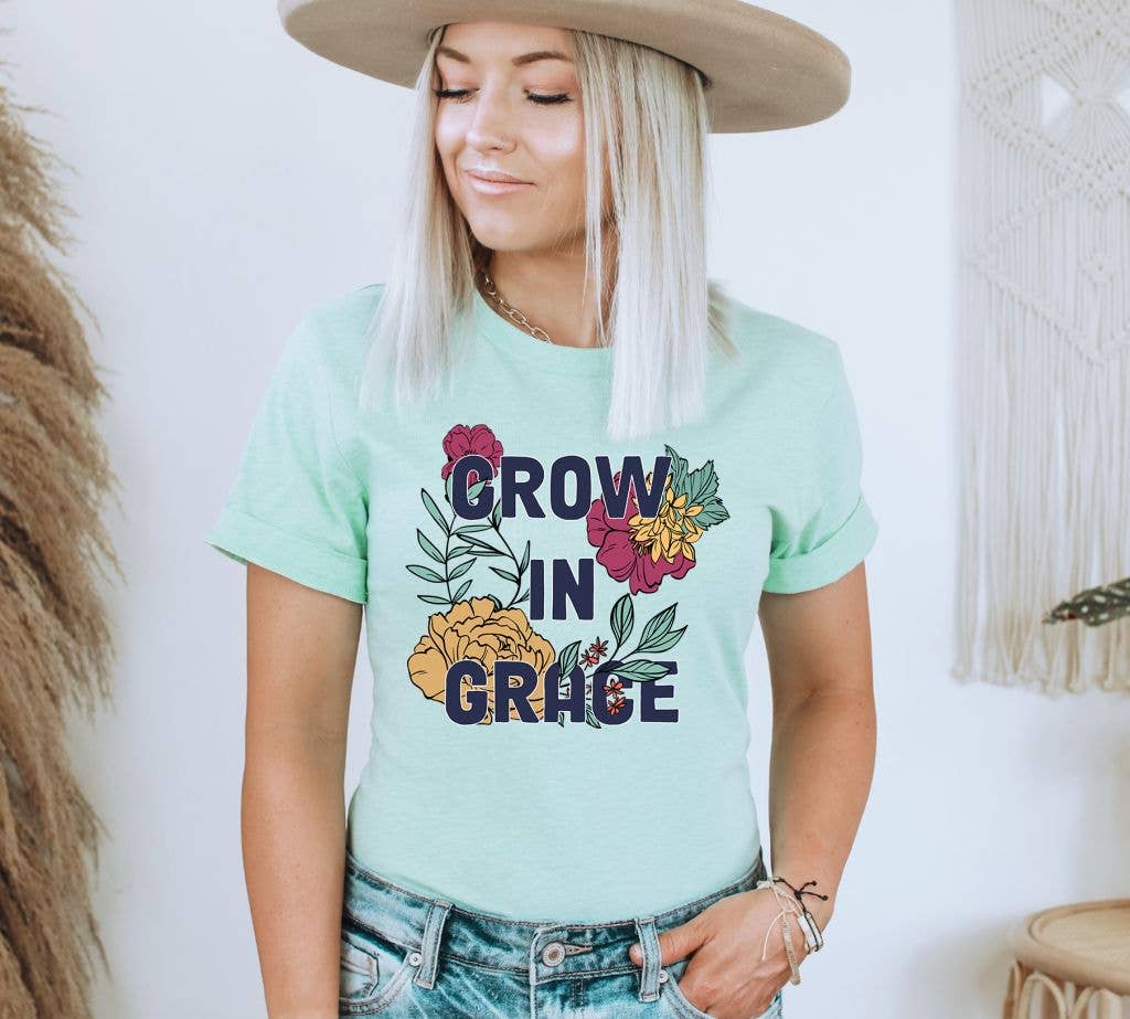 Grow In Grace T-shirt | Graphic Gift