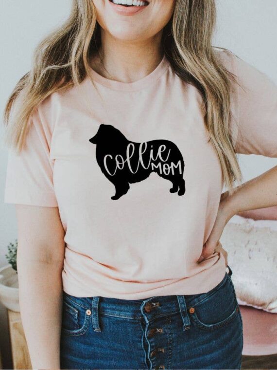 Collie Mom T-shirt | Graphic Tee