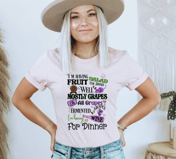 I Am Having Fruit Salad Fork Drink T-shirt | Graphic Tee