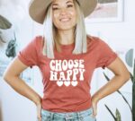 Choose Happy T-shirt | Women's Gift
