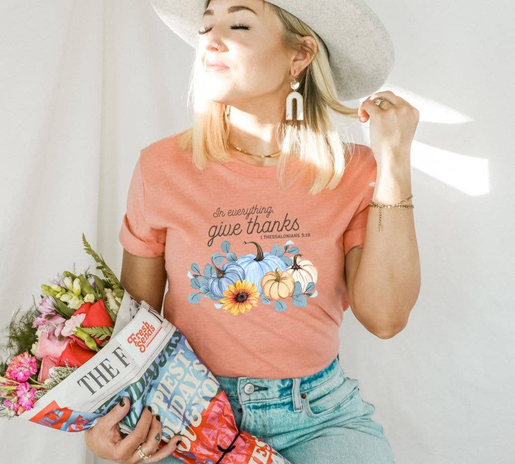 In Everything Give Thanks T-shirt | Graphic Tee