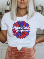 American Sunflower T-shirt | Graphic Tee