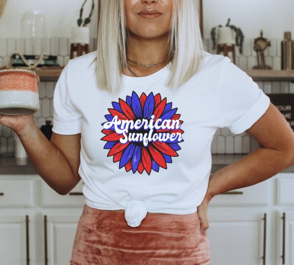 American Sunflower T-shirt | Graphic Tee