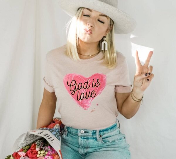 God Is Love T-shirt | Graphic Top