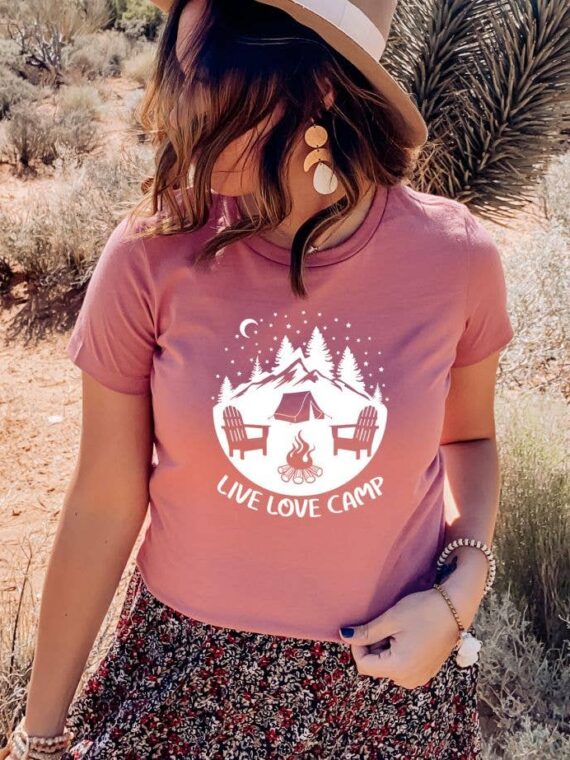 Live Love Camp T-shirt | Women's Shirt