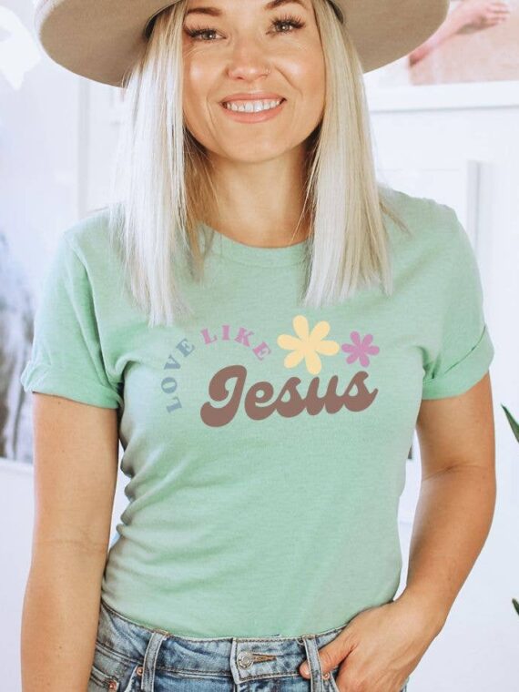 Love Like Jesus T-shirt | Graphic Tee | Religious Tee